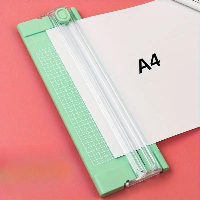1PC Portable Mini Two-way A4 Paper Cutter Manual Cut Photo Card Machine Office Paper Cutter Handbook Artifacts