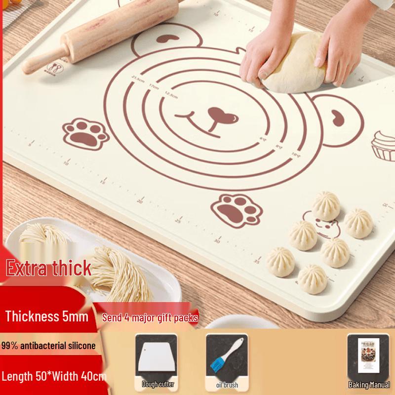 Thickened Silicone Kneading & Baking Mat Set