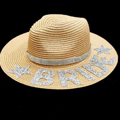 Junggesellinnenabschied, Sonnenbrille, Strohhut-Set, zukünftige Braut, Junggesellinnenabschied, Brautparty, Junggesellinnenabschied, Verlobung