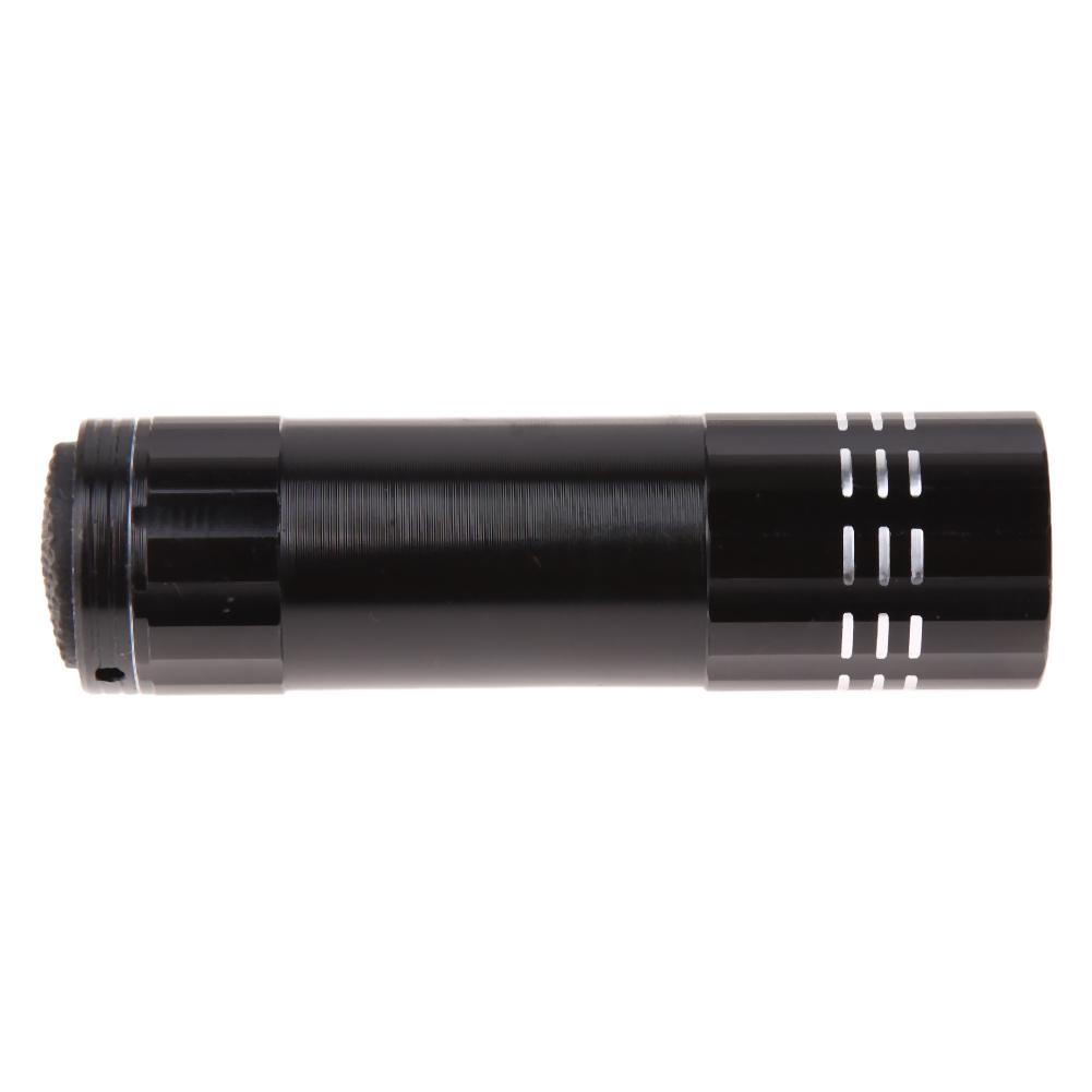 5/10Pcs 9LED Ultra Violet Torch Aluminum Mini 4.5V Banknote Detection Lamp Waterproof Battery Powered Lighting Tool for Outdoor