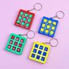 6Pcs Stress Relief Rotating Toy Keychain Educational Chess Game Keyring Puzzle Game Toy Accessories Puzzle Game Keychain