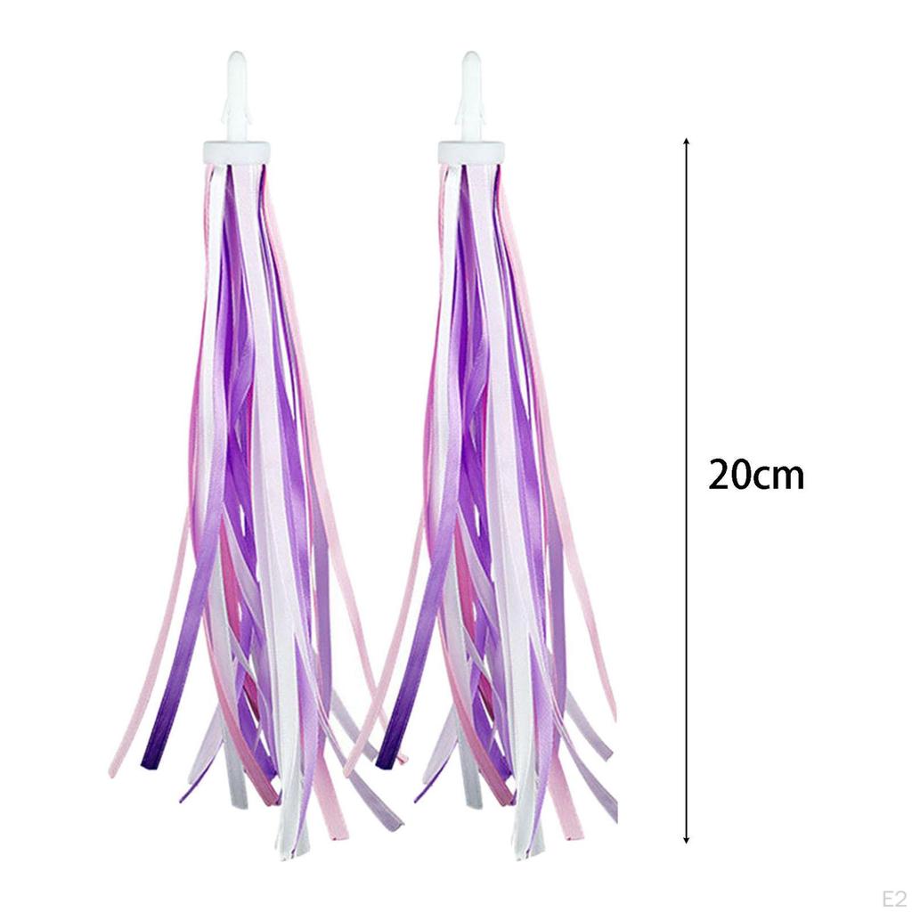 8" Long Bicycle Handlebar Streamers for Tricycle Riding