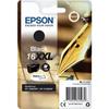 EPSON Cartouche D'encre T1681 XXL Noir - Stylo Plume (C13T16814012)