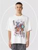 Übergroßes T-Shirt mit Smeshariki-Print