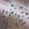 1pcs Butterfly Nail Stickers High Quality Sparkling Shell Light Nail Stickers Nail Art Decal Snakes Design Manicure Tools