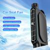 USB Car Rear Seat Fan Rechargeable Car Seat Headrest Fan 3 Speeds Cooling Backseat Fan Summer Accessories for Sedan SUS RV Truck