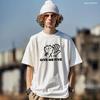Give Me Five Cartoon Print Men T-shirts Hip Hop Streetwear Short Sleeve O-neck Clothing Loose Casual Tops 100% Cotton Male Tees
