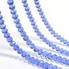 3/4/6/8/10mm Faceted Crystal Beads Transparent Blue Glass Loose Spacer Bead For Jewelry Making DIY Necklace Bracelet Accessories