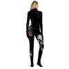 New Gender-neutral One-piece Halloween Funny Monster Tight-fitting Gloved Feet Street Show One-piece Costume