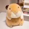 Juguete de Peluche Hámster Ratón Cobaya Cavia Porcellus de 25 cm Relleno Marrón Gordo Animal de Dibujos Animados Muñeca Regalo Calmante