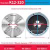 K12-80 Three-Jaw Self-Centering Manual Lathe Chuck
