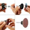 10pcs 2" Zirconia Quick Change Sanding Discs Roll Lock R-Type Sandpaper Abrasive Disc 50mm 1/4" Holder Paint Rust Removal