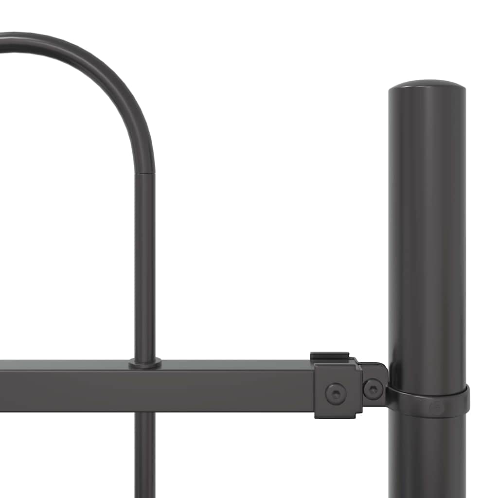 Garden Fence 2 pcs Grey 3.4 x 1.5 m Powder Coated Steel