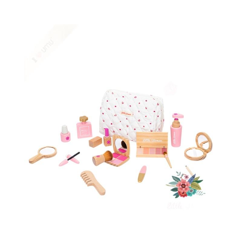 Wooden Makeup Toy Set for Girls