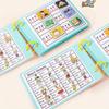 Interactive CVC Word Building Busy Book 1-10 Quantity Word Cognition Alphabet Puzzle Game Girls