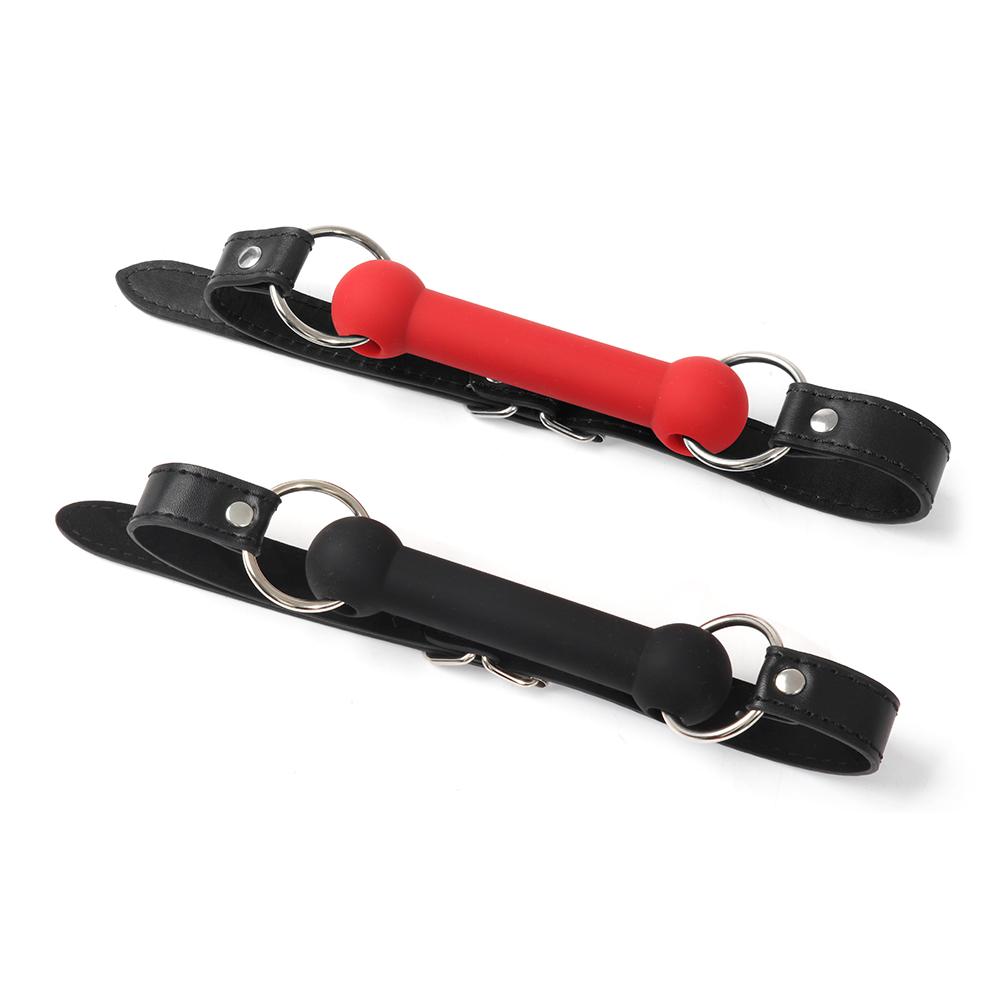 Erotic Products Dog Bone Mouth Bit Gag BDSM Slave Training Harness Silicone Gag Ball Sex Games Toys Adult Sex Toys For Couples