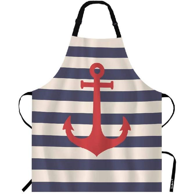 MaJiang Tiles Chef Apron 27 X 31 Inch Bamboos Dots Characters from 1 To 9 and Honors Mahjong Non-Pilling Bib Apron for BBQ Grilling Gardening with