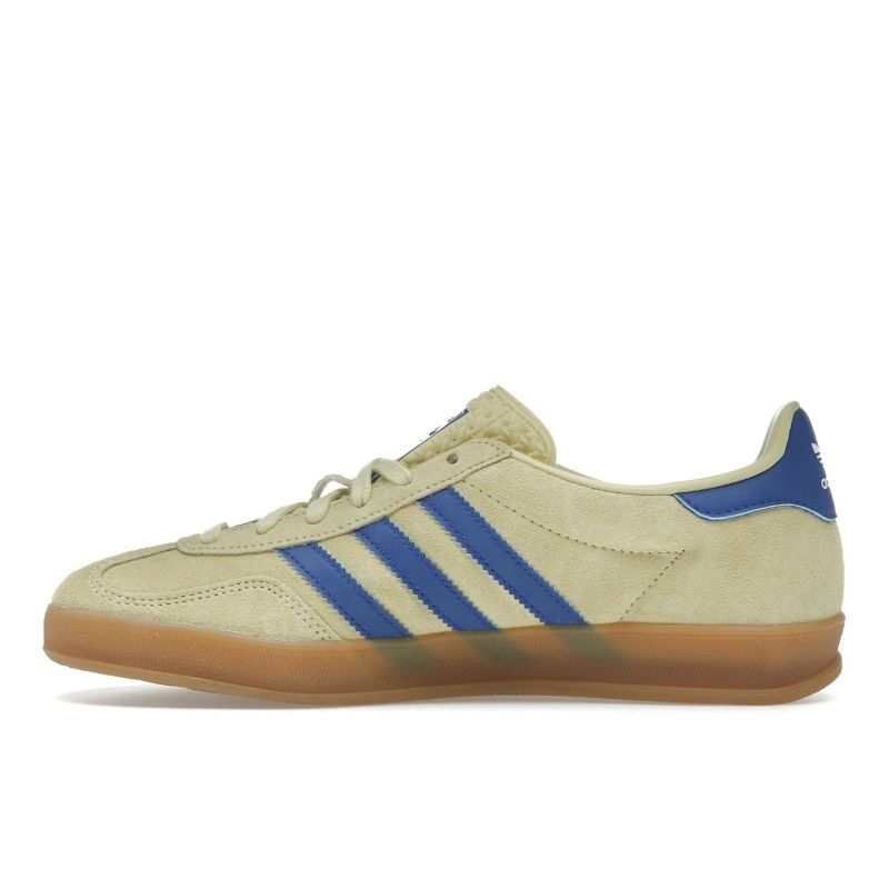 Adidas Gazelle Indoor Pudergelb Königsblau Unisex Sneaker Wolkenweiß JH5406
