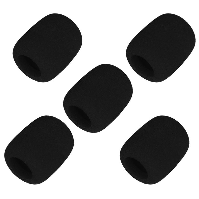 

5 шт. утолщенные рукава для микрофона, одноразовые губчатые покрытия для ветрового стекла для домашнего КТВ, универсальные