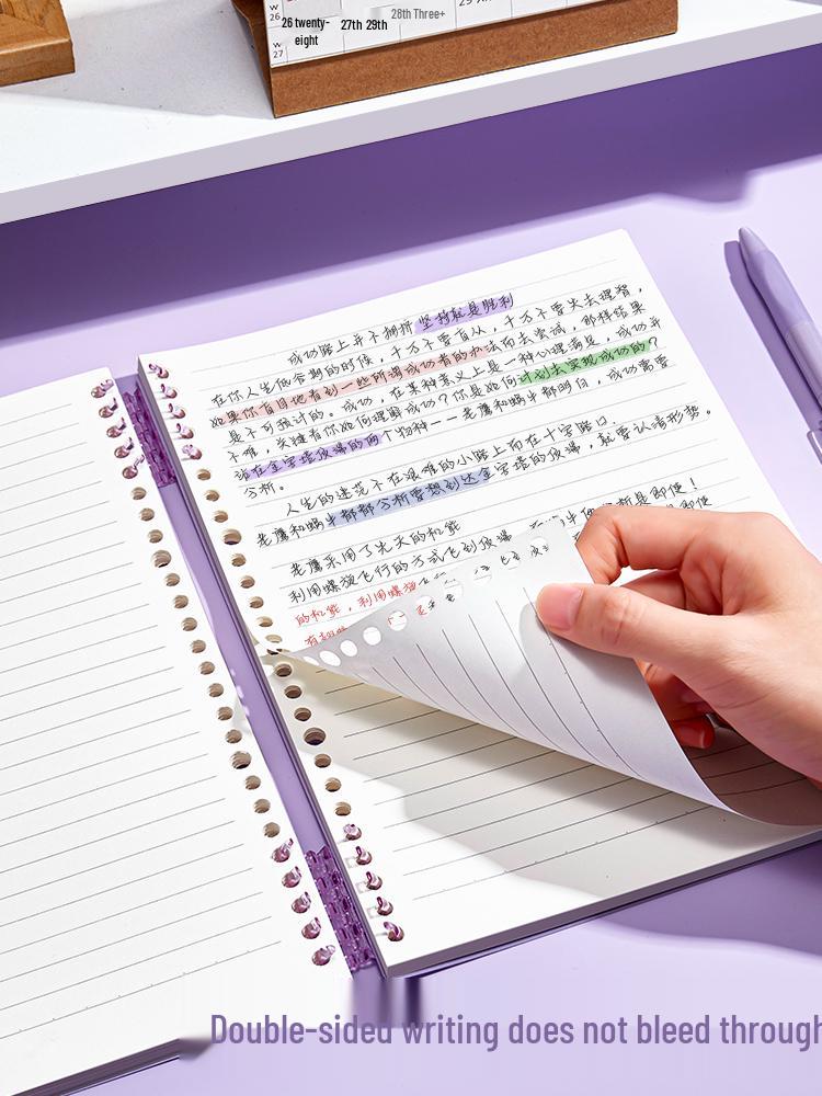 Morandi Colors Detachable Coil Notebook - B5, A4, A5 - Student-Friendly, High-Quality Loose-Leaf Design
