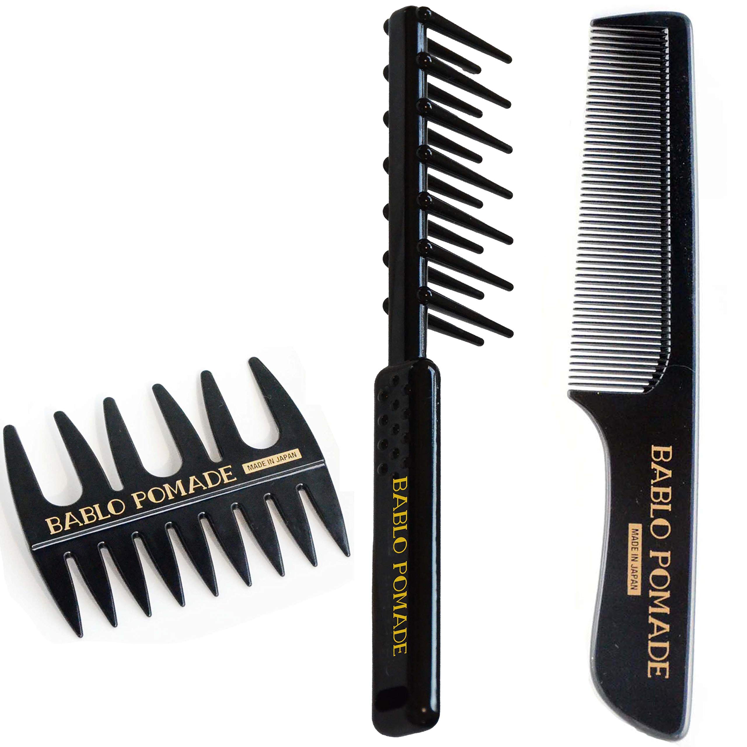 

BABLO POMADE Гель Mesh и Original Set для мужчин Расческа, Расческа, Расческа, 3 штуки чёрный