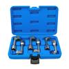 1 Set Car Diesel Fuel Injection Pipe Socket Wrench L-shaped Open Hexagon Slotted Oxygen Sensor Wrench Auto Repair Tools