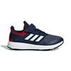 adidas Fortafaito El Fabric Slip Resistant Abrasion Resistant Low Top Kids' Running Shoes Blue White Red Kids' F34122