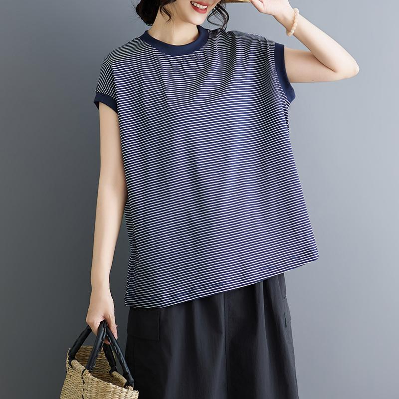 DIMANAF 2026 Summer Women Plus Size New Blouse Shirt Vintage Short Sleeve Cotton Casual Loose Lady Tops Tees