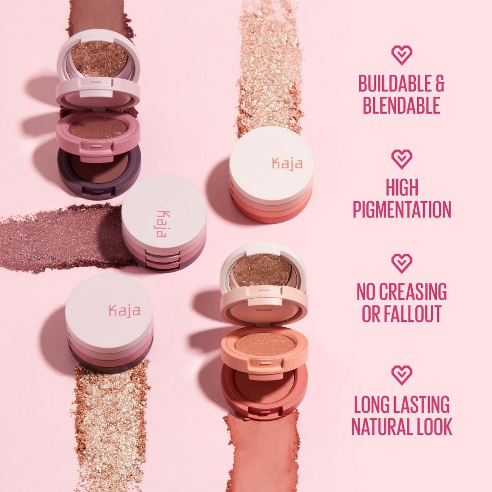 Kaja Eye Bento Bouncy Eyeshadow Trio 3 X 0.03 Oz Neutral Moment