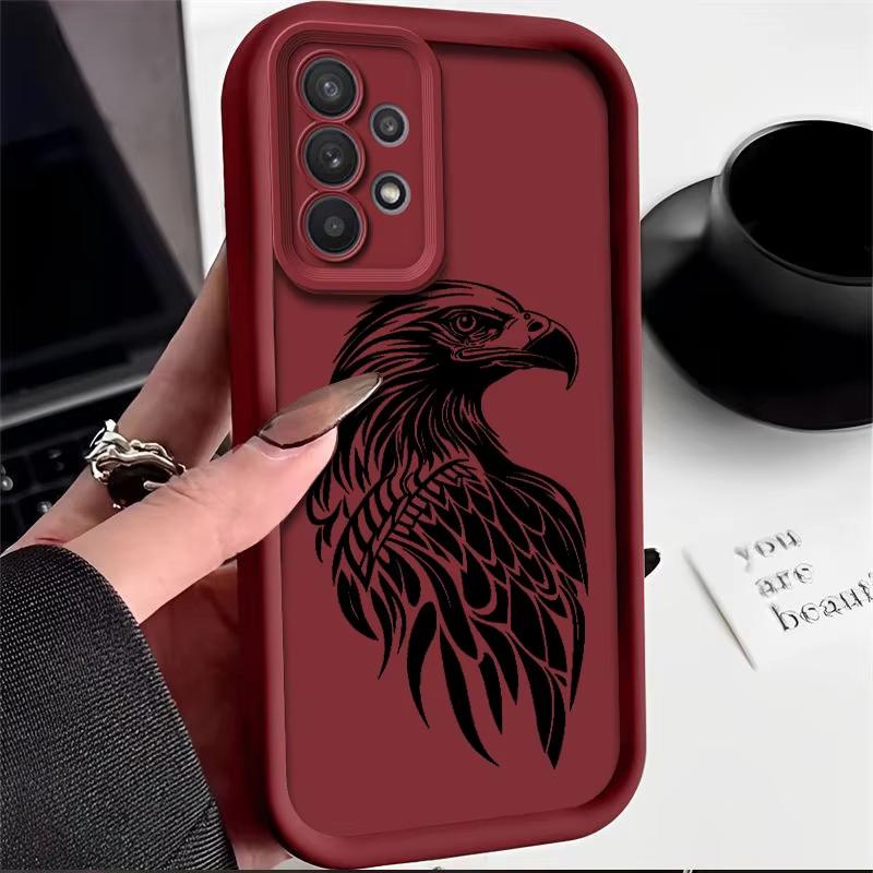 Eagle Phone Case for Samsung Galaxy A03 A04 A05 A21S A23 A33 A34 A35 A50 A53 A55 A71 A73 5G Shockproof TPU Soft Cover Coque