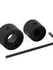 Double Layer Metal Knob Cap for Electric Guitar/Bass - Tone & Volume Adjustment with Screw Lock