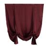 Thermal Insulated Roman Curtain Window Valance Tie Up Curtains Home Decoration , Red_1