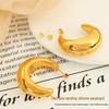 French Minimalist C-Shaped Crescent Earrings - Versatile, High-End Design for Women