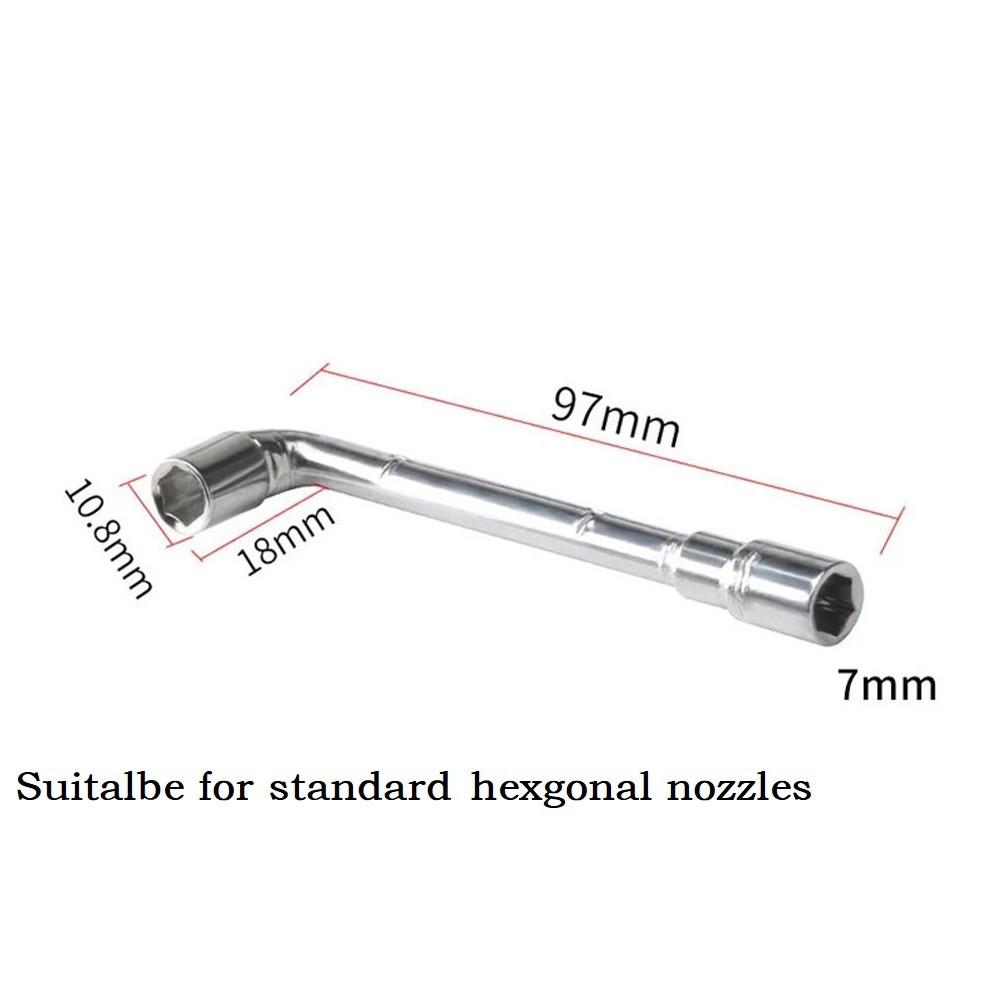 Ender 3 MK8 Socke Wrench ხელის ხელსაწყოს ექვსკუთხა სარემონტო თხილისთვის
