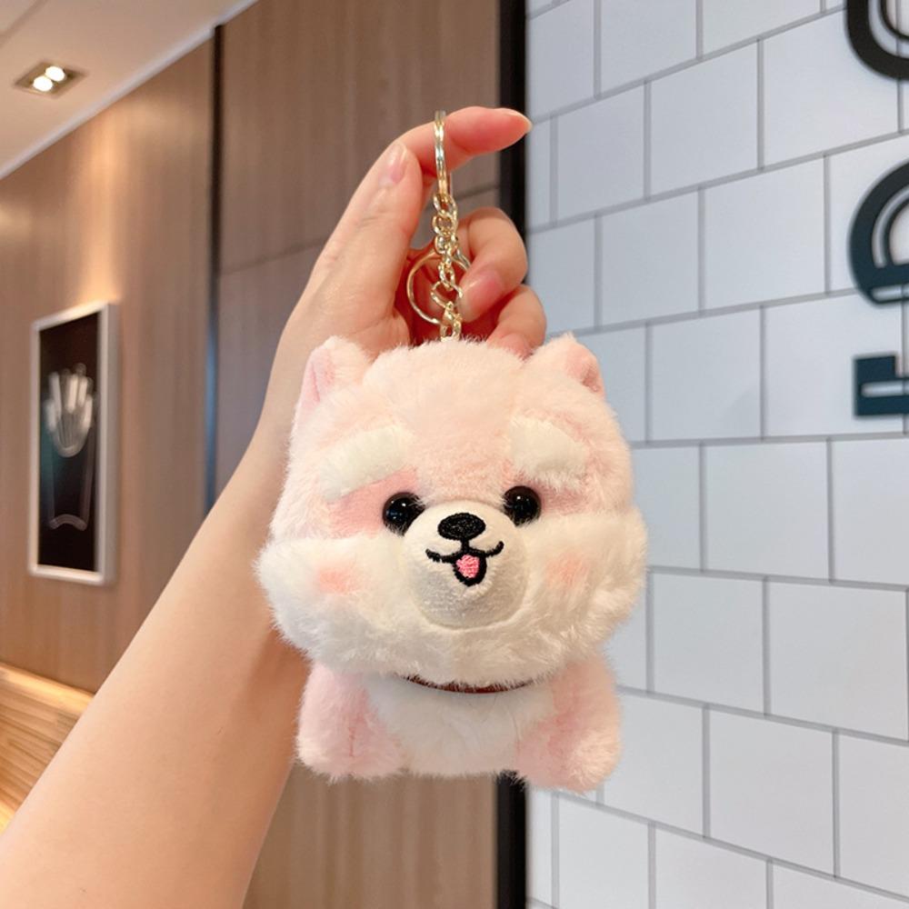 Stuffed Animals Dog Plush Keychain Small Pendant Puppy Pendant Dog Stuffed Doll  Kids Toys