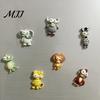 Office Memo Magnets Cartoon Animal Refrigerator Magnet, Big Eyes Shape Fridge Lion Magnet Notes Photo Holder, Gift for Lovers Zebras
