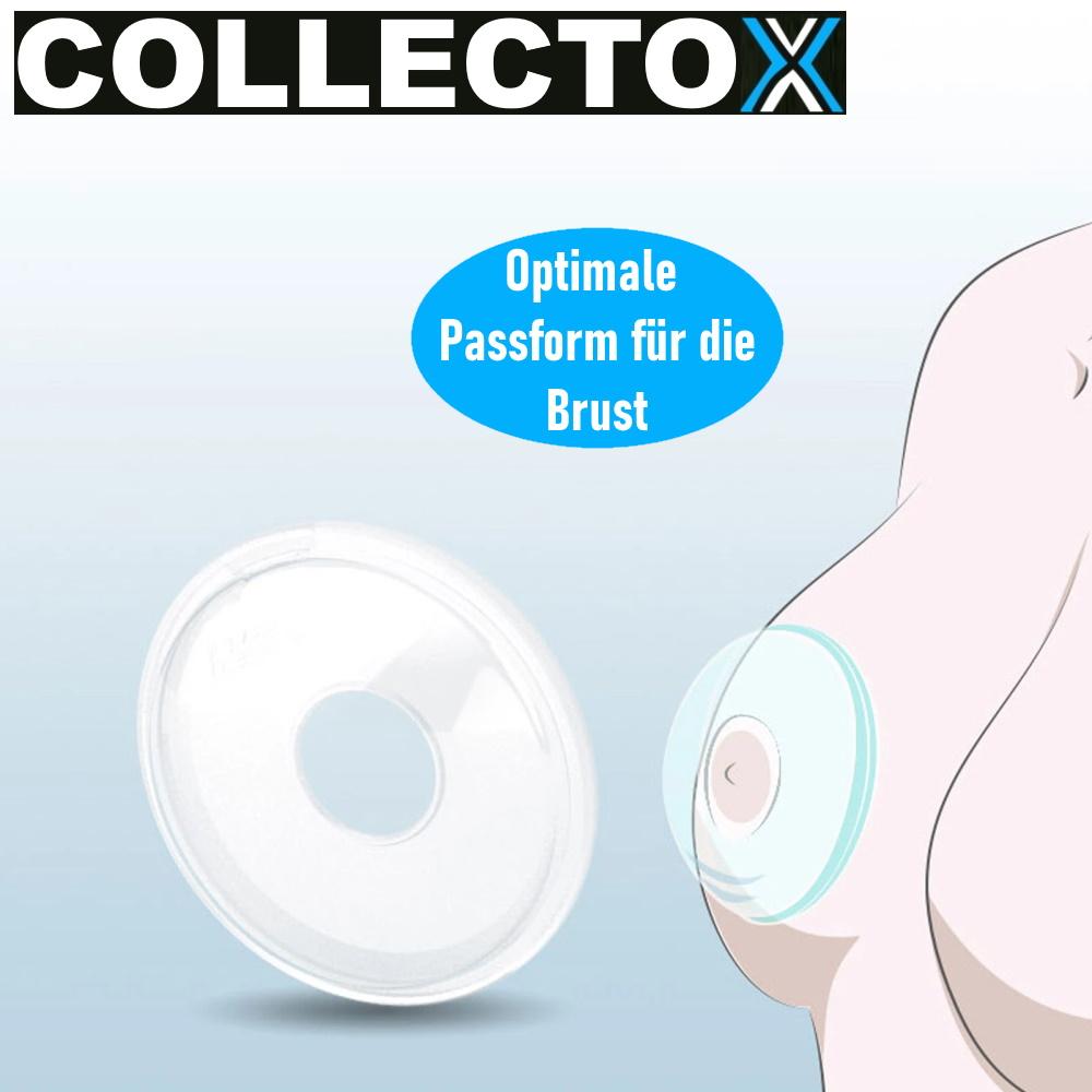 COLLECTOX Breast Shells, Milk Collection Bowls, Nursing Bowls, Breast Milk Collectors, 2-pack