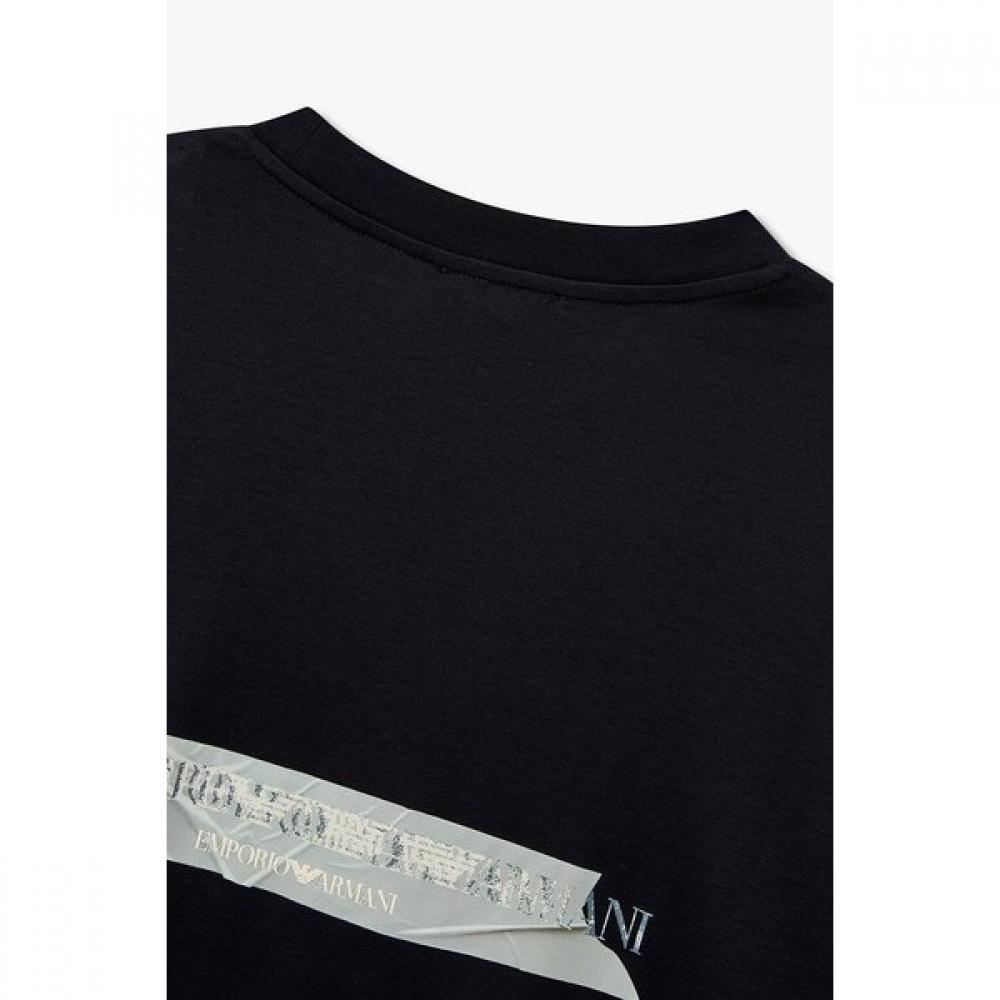 Emporio Armani Men S Lyocell Blend emboSSed Logo T ShirT A516326002