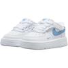 Nike Air Force 1 Low Top Toddler Shoes White Blue Infant And Toddler IQ0317-100