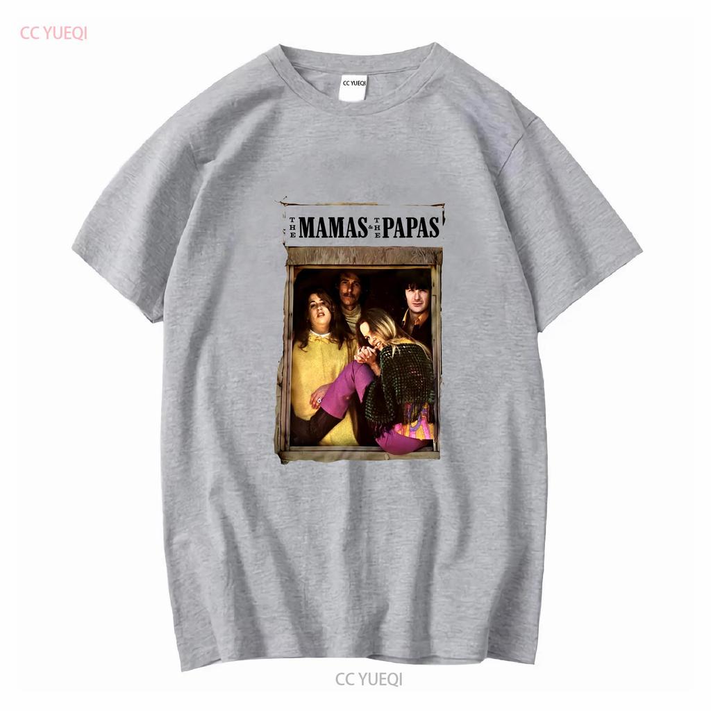 Vintage The Mamas Papas Album Cotton White All Size T Shirt BL029 vintage Washed Casual Stretched Unisex homme