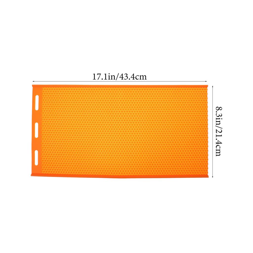 Beeswax Sheet DIY Mold Smooth Non-Stick Silicone Honeycomb Press Embosser for Homemade Candles Crafting Equipment
