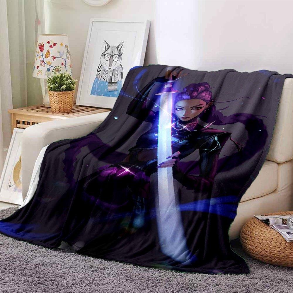 

1pc Hunter X Kopo group - Themed Flannel Blanket - Suitable for Bed, Home Decor, Graduation Gifts, Easter, Back to School, ChristmasA96 80cmx120cm(31inx47in)