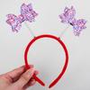 Fashion USA Independence Headbands for Girls Glitter Hair Bows Hairbands Star Bows Headbands Girls Kids Party Hair Accessories