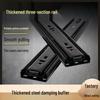 Stainless Steel Silent Ball Bearing Drawer Slides with Three-Section Damping Rails