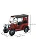 Vintage Iron Art Old Car Model Craft Desktop Ornament Toy Collection Gift Home Bedroom Desktop Mini Car Handicrafts Decoration