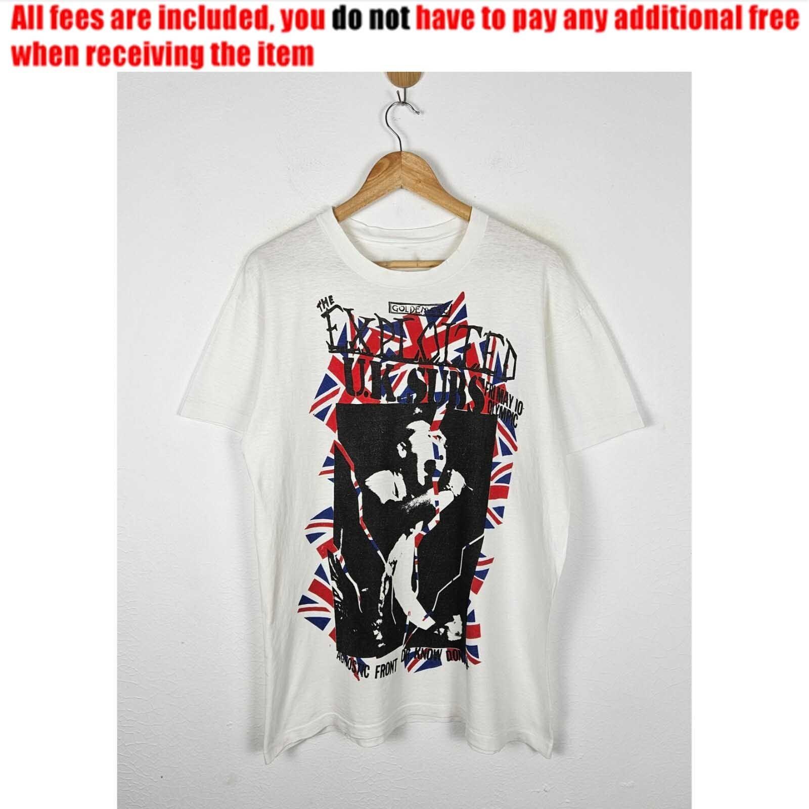 Vintage The Exploited UK Subs S-4XL Men and Women Tee Shirt Short Sleeve VA235 Unisex T-Shirt XL