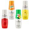 SODASTREAM Sciroppi Cola + Mirinda + 7Up + Soda per gasatore 4 pz.