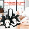 Penguin Cute Egg Boiler For Kitchen Gadget Egg Cooking Tool Egg Steamer Rack With Handle For Boiling Eggs For Kids Adults Children's Birthday Gift
