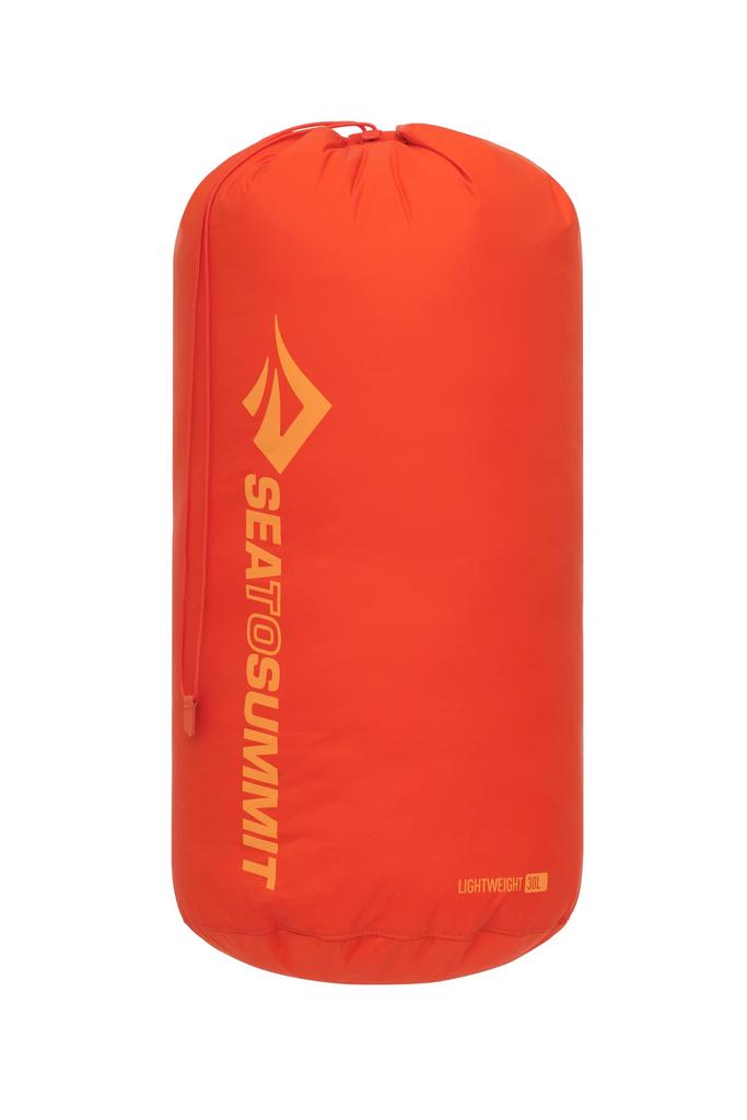 Sea to Summit Lightweight Stuff Sack Durable Outdoor Travel Storage 30 Liter Spicy Orange