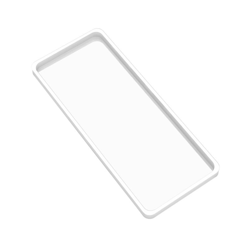 Diy Crystal Epoxy Hole Shelf Mould Mirror Desktop Screen Partition Bracket Mold for Item Cosmetic Jewelry Storage